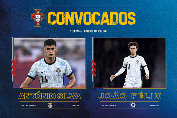 António Silva e João Félix convocados para a Liga das Nações